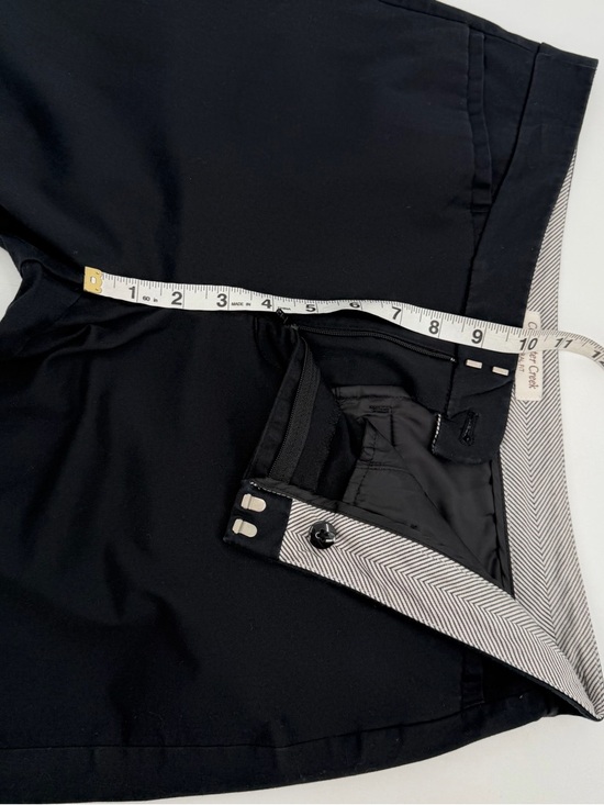 COLDWATER CREEK Capri Pants Womens 10 Black Natural Fit Crop Casual Cotton Blend - Picture 8 of 10